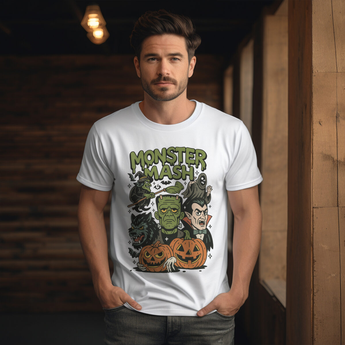 Retro Halloween Shirt Comfort Colors Vintage Fall Tee