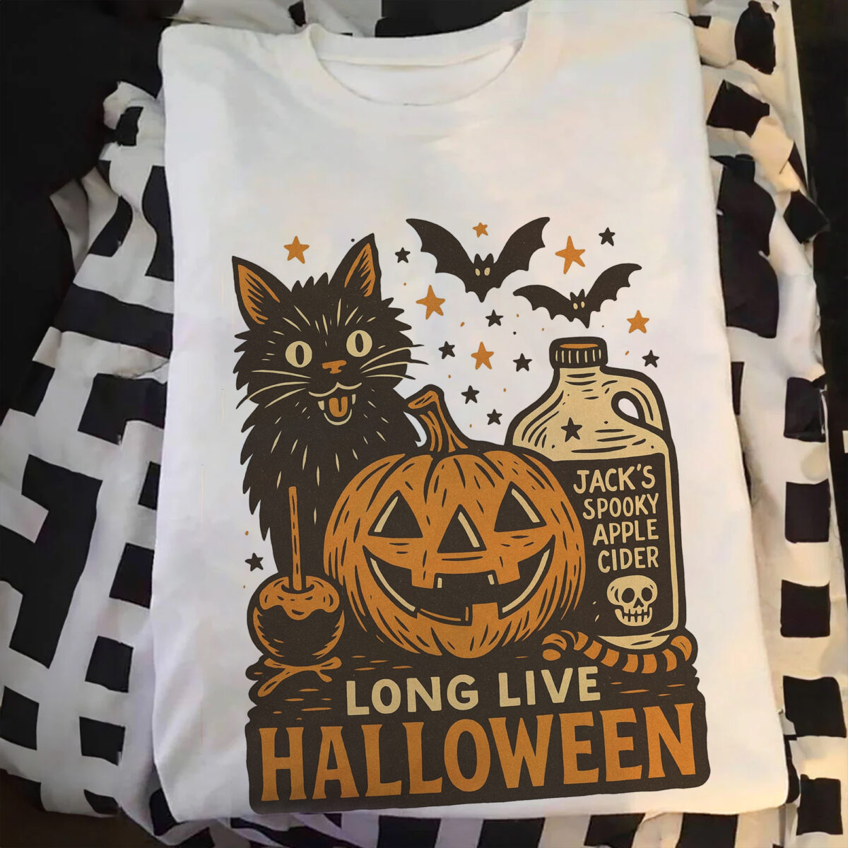Retro Halloween Shirt Ghost Pumpkin Spooky Season Tee