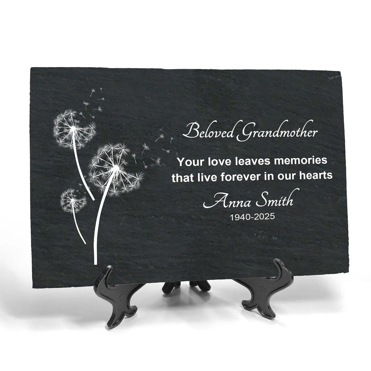 Custom Memorial Stone, Personalized Remembrance Stone for Garden, In Loving Memory Gift